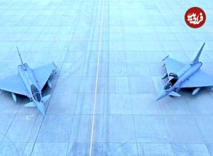 فرود ۲ جنگنده تایفون در پایگاه هوایی کویت