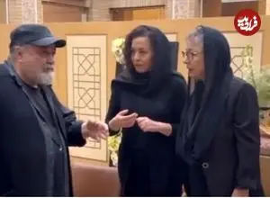 ببینید| حواشی مراسم ترحیم مادر محمدرضا شریفی‌نیا