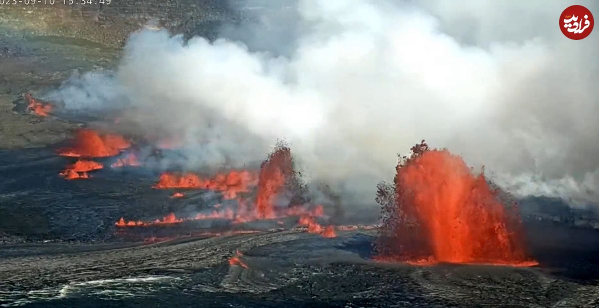 ( ویدیو) تصاویر تازه از فوران آتشفشان کیلاویا در هاوایی