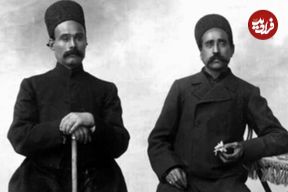 عکس؛ سفر به تاریخ؛ استقبال مردم تهران از «ستارخان و باقرخان» در «دروازه دولت»؛ سال 1289