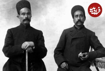عکس؛ سفر به تاریخ؛ استقبال مردم تهران از «ستارخان و باقرخان» در «دروازه دولت»؛ سال 1289