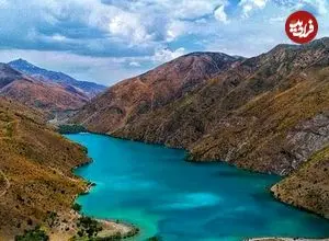 یک دریاچه از آب لبریز شد