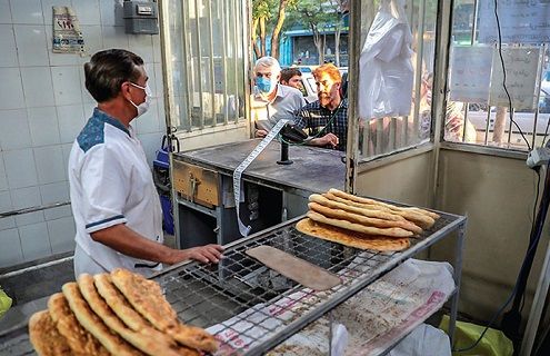 (عکس) عکسی از حرکت جالب یک نانوایی در ارومیه