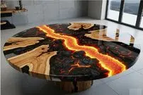 ببینید| مراحل ساخت یک میز زیبا با چوب های سوخته در ویتنام