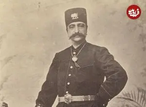 عکس| سفر زمان؛ تصویری از ناصرالدین شاه قاجار در یکی از سفرهایش؛ ۱۵۴ سال قبل