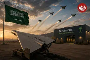 تصاویر| عربستان سعودی از اولین پهپاد انتحاری بومی خود به نام SkyWasp رونمایی کرد