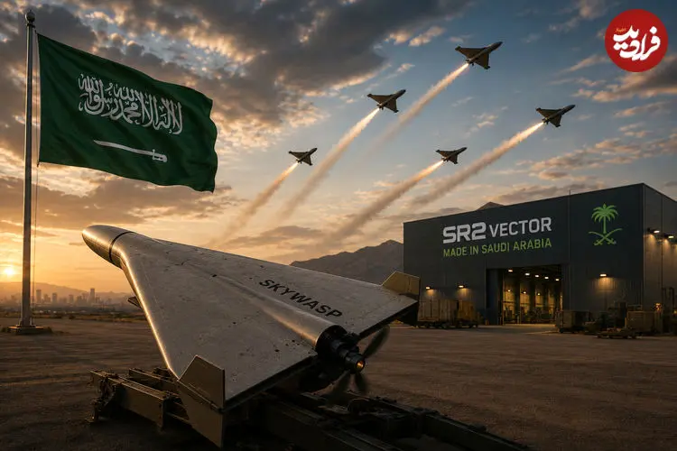 تصاویر| عربستان سعودی از اولین پهپاد انتحاری بومی خود به نام SkyWasp رونمایی کرد