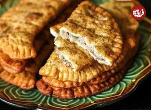 طرز تهیه قطاب ترکمنی به روش اصیل