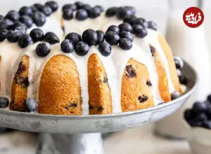 طرز تهیه کیک لیمو و بلوبری؛ یک معجون تابستانی