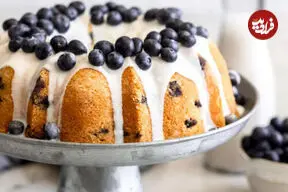 طرز تهیه کیک لیمو و بلوبری؛ یک معجون تابستانی