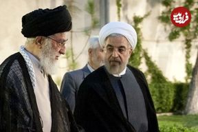 عکس؛ سفر به تاریخ؛ «حسن روحانی» در کنار «سید محمد خامنه‌ای، برادر رهبر انقلاب» در ایتالیا؛ سال 61