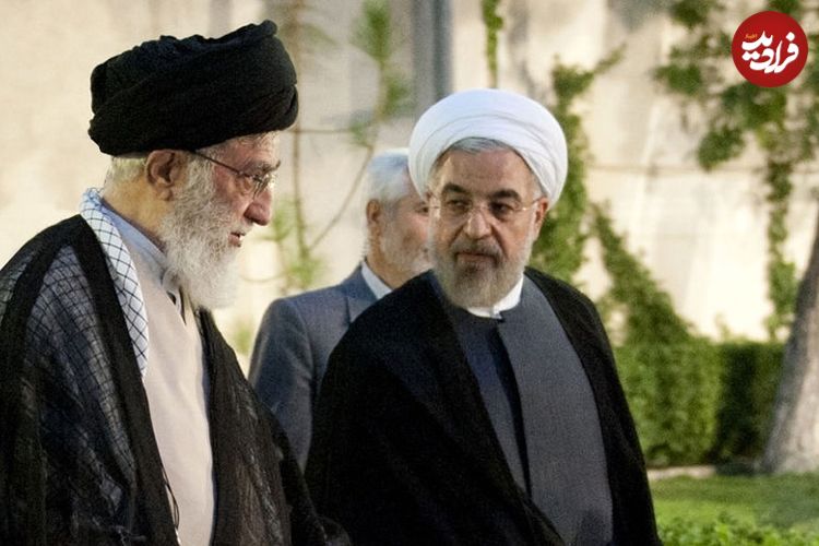 عکس؛ سفر به تاریخ؛ «حسن روحانی» در کنار «سید محمد خامنه‌ای، برادر رهبر انقلاب» در ایتالیا؛ سال 61