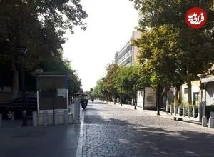 عکس| سفر زمان؛ خیابان ناصریه (ناصر خسرو) در تهران؛ حوالی دهۀ ۱۲۸۰ خورشیدی
