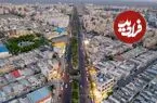 عکس| سفر زمان؛ منظرۀ شهر «قم» با خانه‌های گلی و سقف‌های گنبدی؛ 130 سال قبل