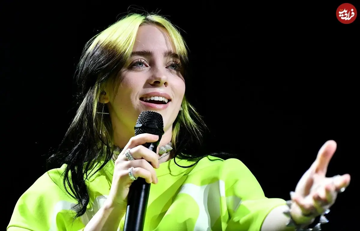 عکس| سفر در زمان؛ «بیلی ایلیش 18 ساله» در حال اجرا در کنسرت اش در برلین؛ سال 1397