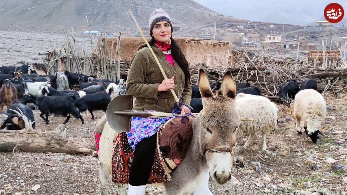 ببینید؛ غذای روستایی در ایران؛ پخت یک غذای ساده و سریع با سیب زمینی