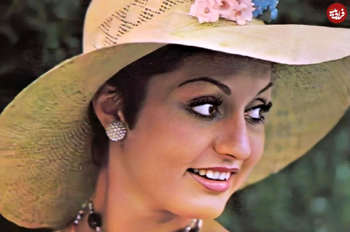 عکس| سفر در زمان؛ «فائقه آتشین» با لباس پلنگی در زمستان 1351