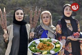 ببینید؛ غذای روستایی در کردستان؛ طبخ آبگوشت، کباب دیگی و بادمجان کبابی
