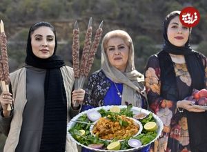 ببینید؛ غذای روستایی در کردستان؛ طبخ آبگوشت، کباب دیگی و بادمجان کبابی