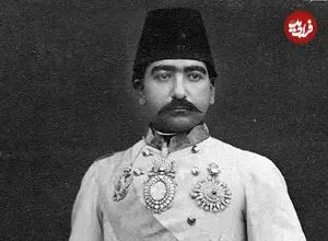 عکس| سفر به ایران قدیم؛ تصویری از پسر ناصرالدین شاه با لباس سنتی قاجاری