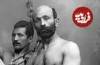 عکس| سفر زمان؛ عکس آتلیه‌ای پهلوان‌های دوران قاجار با ژست‌های ورزشی