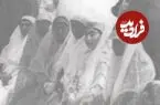 عکس| سفر زمان؛ «زن‌های ناصرالدین شاه» در کنار یکدیگر در یک مراسم جشن