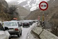 ترافیک سنگین جاده‌های شمال/ بارش برف و باران در برخی محورها