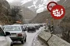 ترافیک سنگین جاده‌های شمال/ بارش برف و باران در برخی محورها