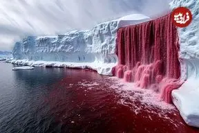 ببینید؛ راز آبشار خون در جنوبگان، چرا یخ خون می‌ریزد؟