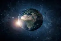 (عکس) مقایسه جالب اندازه زمین و خورشید! 