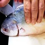 ببینید| غذای خیابانی در آمریکا؛ ماهی کبابی در سس کاری و لیمو در نیویورک