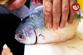 ببینید| غذای خیابانی در آمریکا؛ ماهی کبابی در سس کاری و لیمو در نیویورک