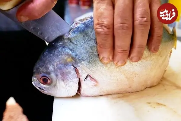 ببینید| غذای خیابانی در آمریکا؛ ماهی کبابی در سس کاری و لیمو در نیویورک