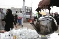 پذیرایی خاص از زائران کربلا با قهوه!