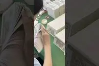 (ویدئو) روش عجیب و خیره کننده این زن شرق آسیایی در شمردن پول!