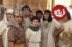 عکس| سفر به تاریخ؛ عکس یادگاری «رودامون، ممیسابو، مالک و بنیامین» در پشتصحنه «یوسف پیامبر»