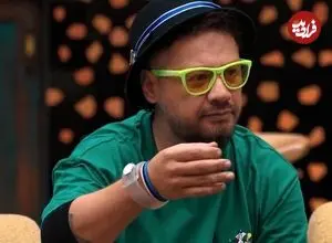 عکس| سفر زمان؛ چهرۀ «علی صادقی» در نقش بیگانۀ فضایی؛ سال 90