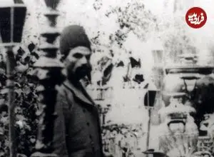 عکس| سفر زمان؛ صف گرفتن چای در حیاط کاخ گلستان