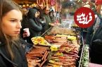 ببینید| غذای خیابانی در رومانی؛ پخت سوسیس، استیک و سیب زمینی سرخ کرده در بخارست