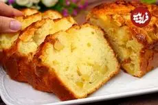 ببینید| طرز تهیه کیک سیب در 5 دقیقه