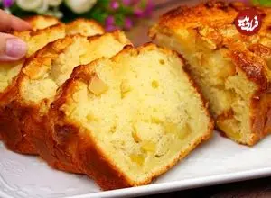 ببینید| طرز تهیه کیک سیب در 5 دقیقه