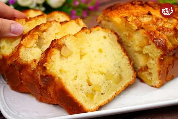 ببینید| طرز تهیه کیک سیب در 5 دقیقه