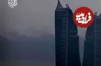 ببینید| ابر سیاه دود بر فراز منامه/ آتش در مخازن سوخت