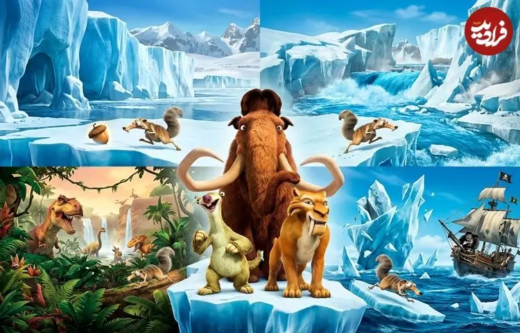 تصاویر| از بدترین تا بهترین: رتبه‌بندی تمام فیلم‌های فرنچایز «عصر یخبندان»