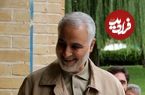 عکس؛ سفر در زمان؛ ژست احساسی «سردار سلیمانی در کنار مادرش»؛ دهه 90