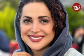 عکس| سفر زمان؛ «کمند امیرسلیمانی» با لباس عروس در پشت‌صحنه «پدرسالار»