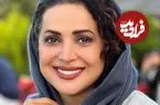 عکس| سفر زمان؛ «کمند امیرسلیمانی» با لباس عروس در پشت‌صحنه «پدرسالار»