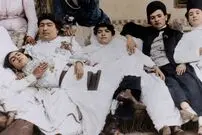 تصاویر| سفر به عصر قاجار؛ از «دستۀ دختران مطرب» تا «عروس چهارده ساله»