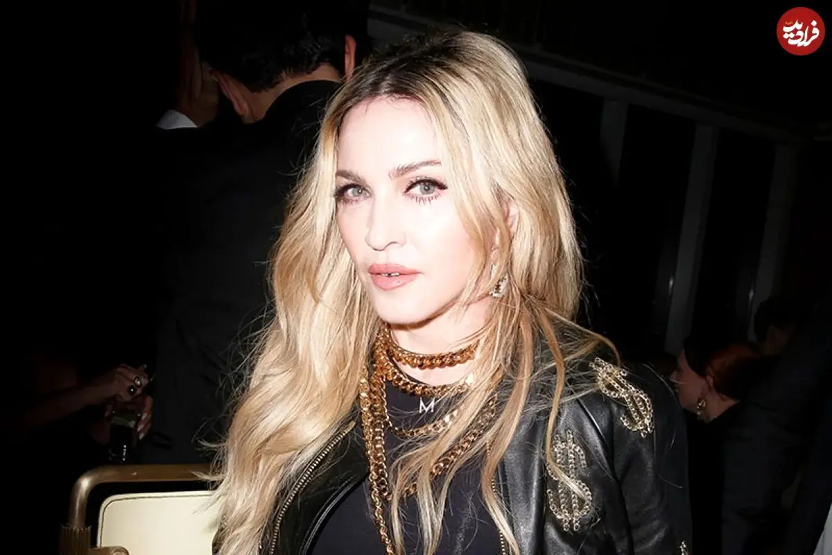 عکس| سفر در زمان؛ «مدونا» با کت چرمی و عینک آفتابی در 27 سالگی؛ سال 1363