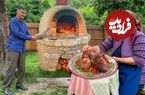 ببینید؛ غذای روستایی در آذربایجان؛ پخت یک غذای سنتی خاص با دل گاو